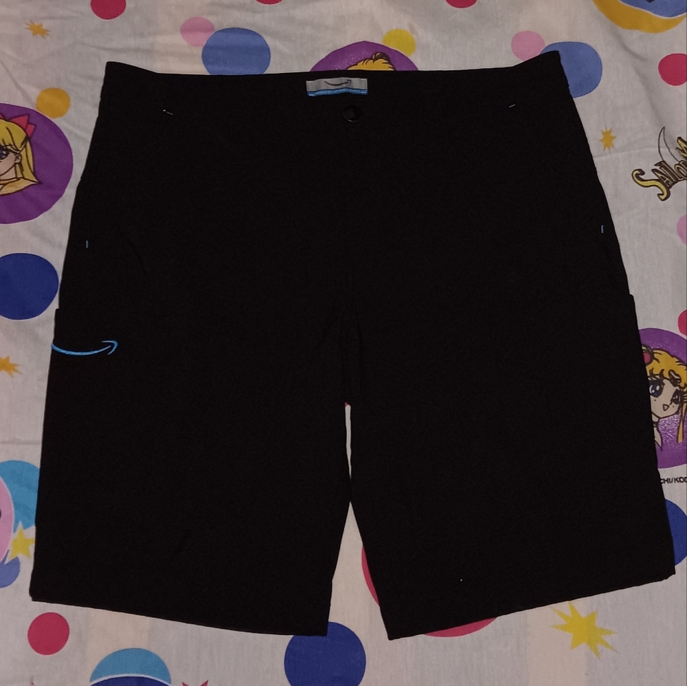 Amazon Employee Worker Black Shorts